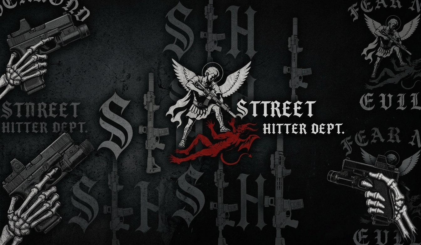 Street Hitter Dept. storefront artwork